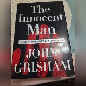 The Innocent Man by John Grisham - Black and Red Cover